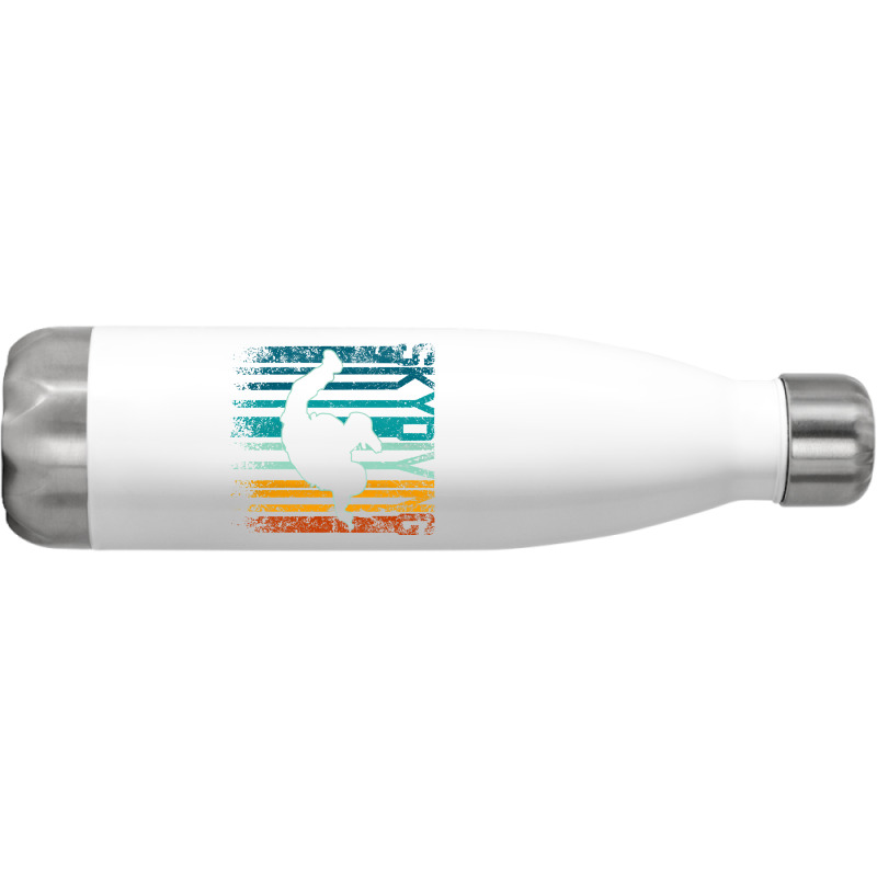 Retro Vintage Skydiving Stainless Steel Water Bottle | Artistshot