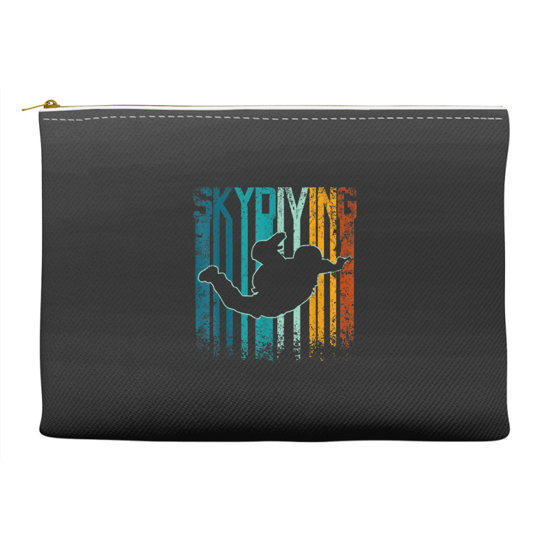 Retro Vintage Skydiving Accessory Pouches | Artistshot