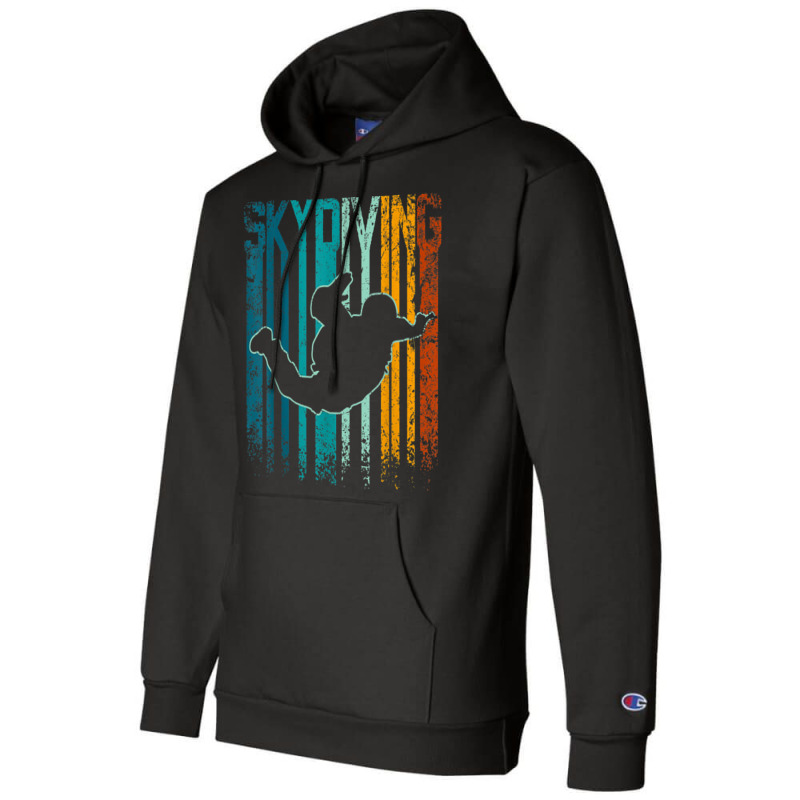 Retro Vintage Skydiving Champion Hoodie | Artistshot