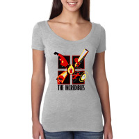 The Incredibles Retro Grid Women's Triblend Scoop T-shirt | Artistshot