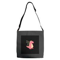 Cute Dinosaur Jr Chiffon Top Adjustable Strap Totes | Artistshot