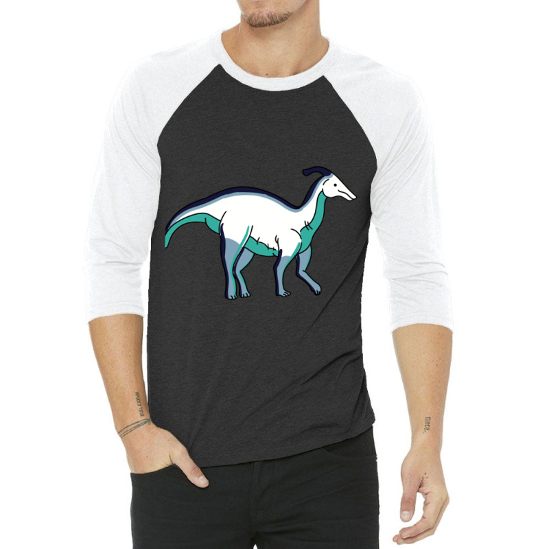 Oriented Aroace Pride Dinosaur 3/4 Sleeve Shirt | Artistshot