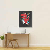 Dino Fantasy Portrait Canvas Print | Artistshot