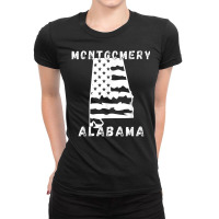 Retro Montgomery Al Alabama Apparel Souvenir T Shirt Ladies Fitted T-shirt | Artistshot