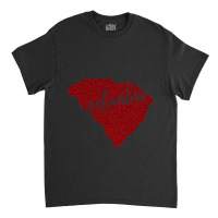 Columbia, Sc Garnet Glitter Classic T-shirt | Artistshot