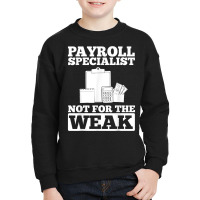 Payroll Manager Specialist Calculator Employee Accountant T Shirt Youth Sweatshirt | Artistshot