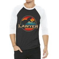 Lawyer Dinosaur, Lawyer Dinosaur Vintage, Lawyer Dinosaur Art, Lawyer  3/4 Sleeve Shirt | Artistshot