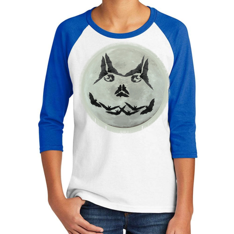 Bat T  Shirt Synchronized Bat Grin T  Shirt Youth 3/4 Sleeve by whistlerobust | Artistshot