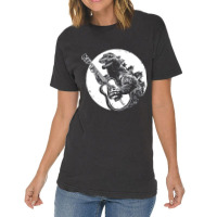 Dinosaur Playing Guitar Cool Vintage T-shirt | Artistshot