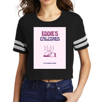 Eddie_s Calzones  Premium Scoop Scorecard Crop Tee | Artistshot