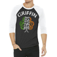 Griffin Hoodie Irish Family Name St Patricks Day Sweatshirt 3/4 Sleeve Shirt | Artistshot