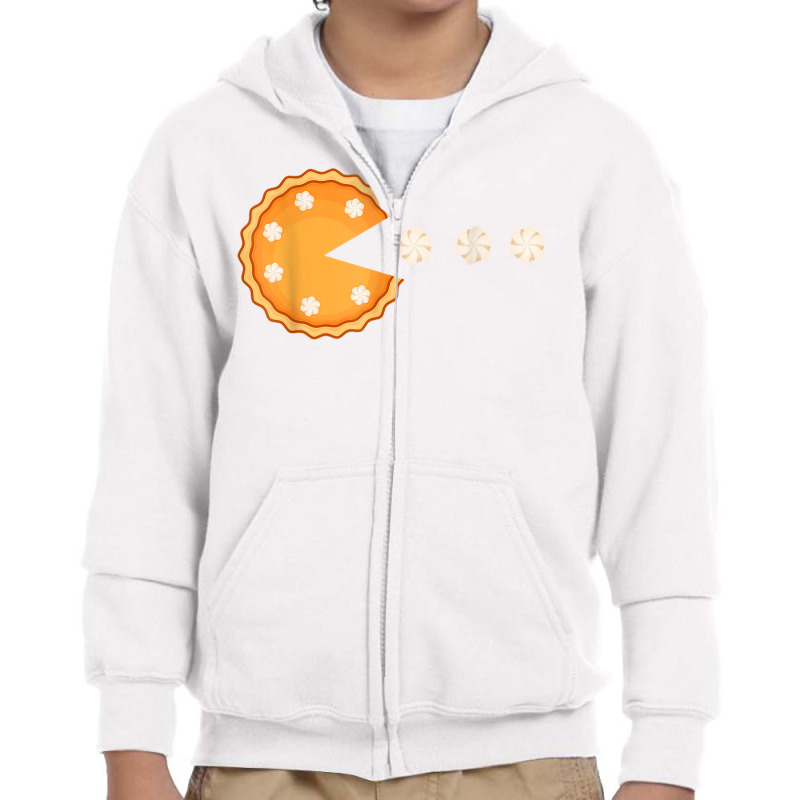 Pumpkin Pie Whipped Cream Videos Game Thanksgiving Boys Kids T Shirt Youth Zipper Hoodie | Artistshot