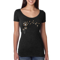 Corgi Dandelion T  Shirt Corgi Dandelion T  Shirt Women's Triblend Scoop T-shirt | Artistshot