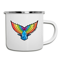 Rainbow Mermaid Tail, Rainbow Mermaid Tail Art, Rainbow Mermaid Tail V Camper Cup | Artistshot