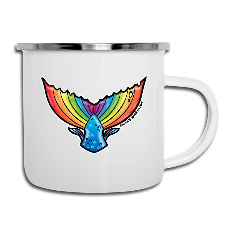 Rainbow Mermaid Tail, Rainbow Mermaid Tail Art, Rainbow Mermaid Tail V Camper Cup | Artistshot