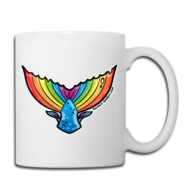 Rainbow Mermaid Tail, Rainbow Mermaid Tail Art, Rainbow Mermaid Tail V Coffee Mug | Artistshot