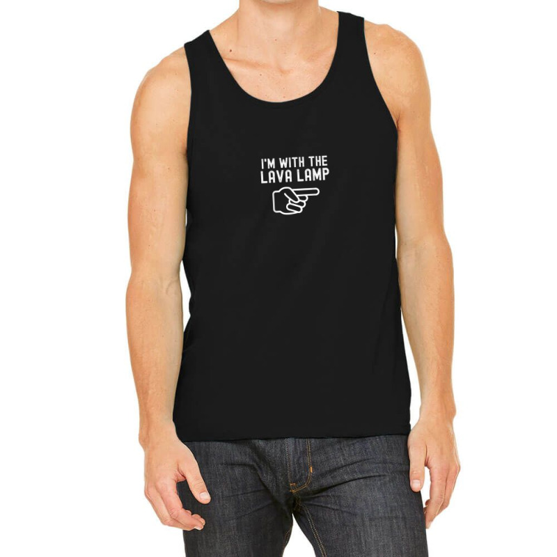 I'm With The Lava Lamp Funny Couples Matching Halloween Tank Top by Posh | Artistshot