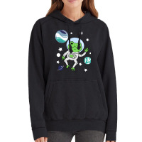 Frog In Space Oriented Aroace Pride Vintage Hoodie | Artistshot