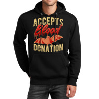 Distressed Blood Donation To Bat, Distressed Blood Donation To Bat Art Unisex Hoodie | Artistshot