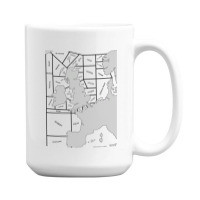 Shipping Forecast Uk Map - Labelled 15 Oz Coffee Mug | Artistshot