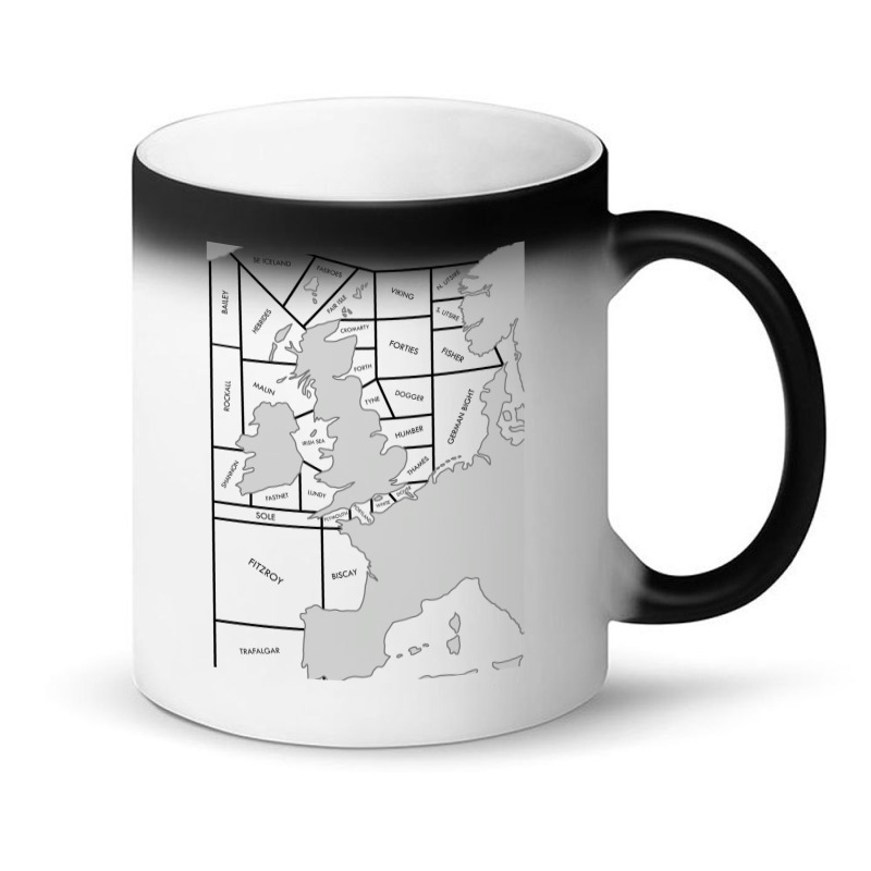 Shipping Forecast Uk Map - Labelled Magic Mug | Artistshot