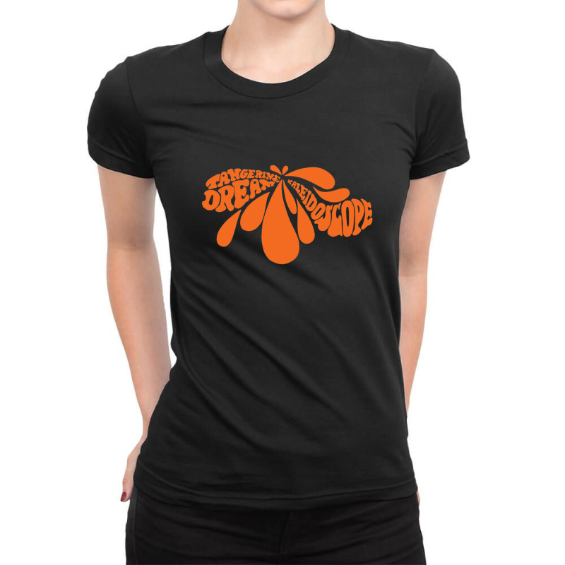 Kaleidoscope Tangerine Dream Ladies Fitted T-Shirt by cm-arts | Artistshot