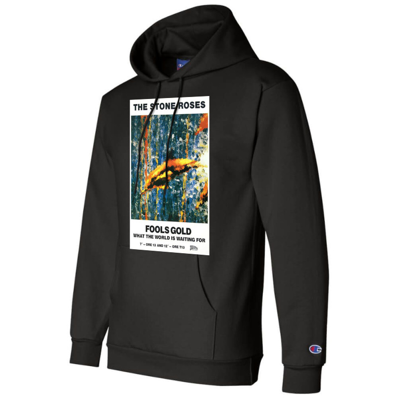 Fools Gold The Stone Roses Champion Hoodie by cm-arts | Artistshot