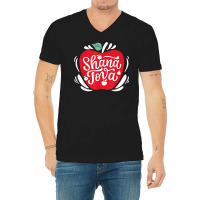 Shana Tova Shofar Rosh Hashanah Jewish New Year T Shirt V-neck Tee | Artistshot