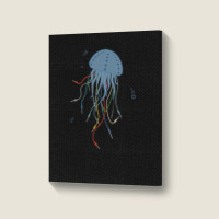 Modular Jellyfish Synthesizer For Musician Portrait Canvas Print | Artistshot