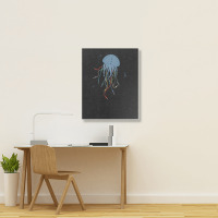 Modular Jellyfish Synthesizer For Musician Portrait Canvas Print | Artistshot