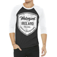 Gaa Waterford, Ireland, Eire Gift, Irish Heritage Souvenir 3/4 Sleeve Shirt | Artistshot