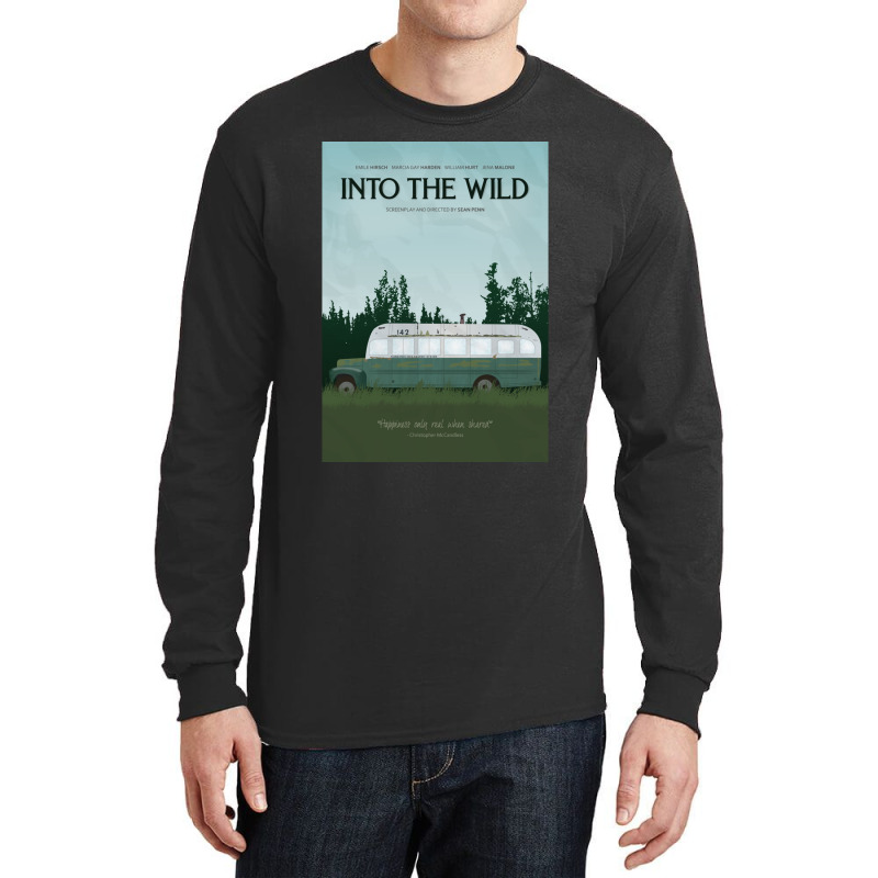 Into The Wild - Magic Bus Long Sleeve Shirts | Artistshot