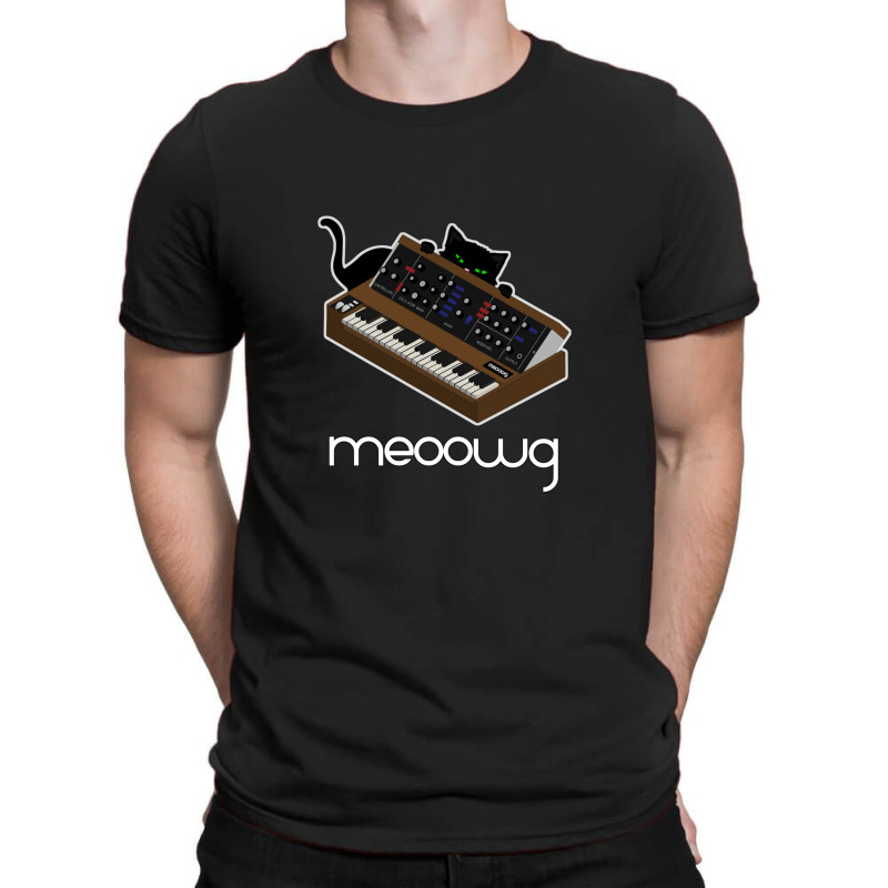 Synthesizer Cat Meow T-shirt | Artistshot