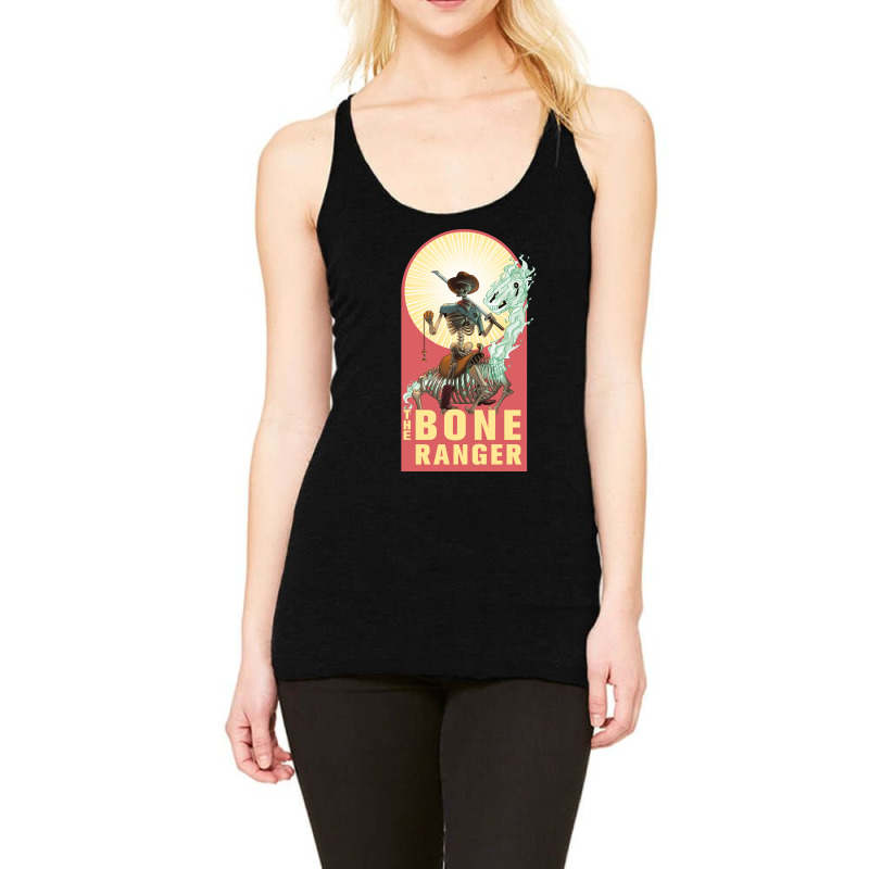 The Bone Ranger, The Bone Ranger Vintage, The Bone Ranger Art, The Bon Racerback Tank by cm-arts | Artistshot