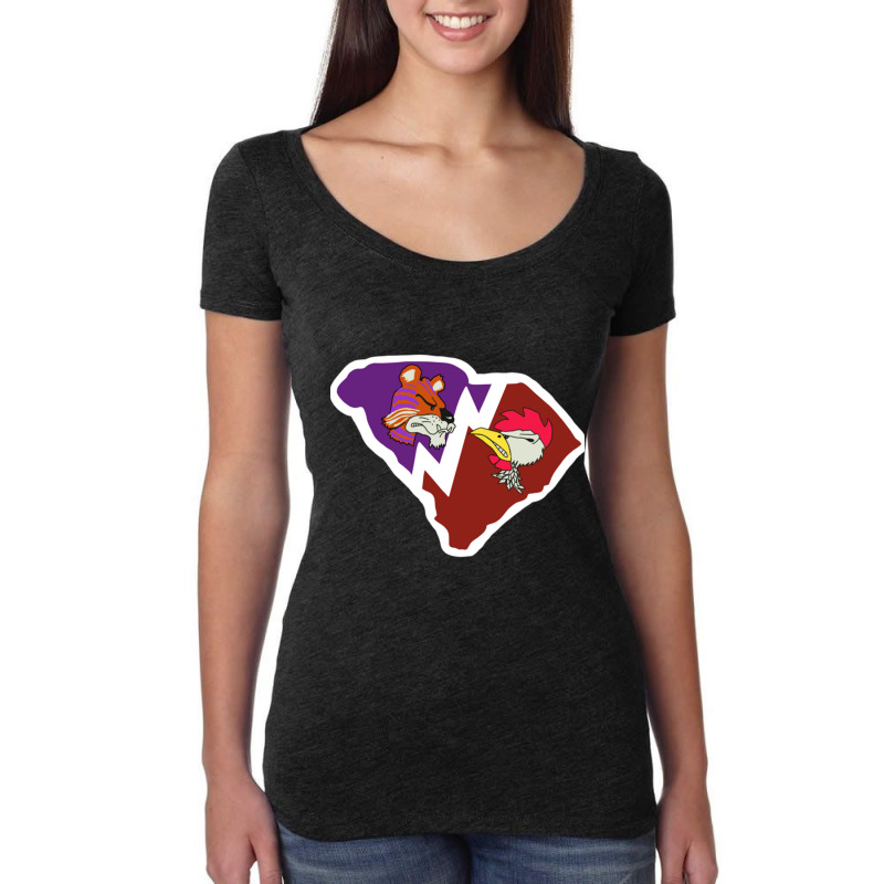 Sc House Divided Women's Triblend Scoop T-shirt by cm-arts | Artistshot