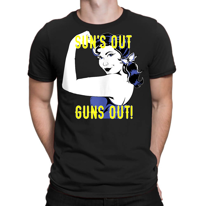 Sun's Out Guns Out With Rosie Tank Top T-Shirt by lukaegawaefu | Artistshot