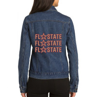 Fl State Ladies Denim Jacket | Artistshot