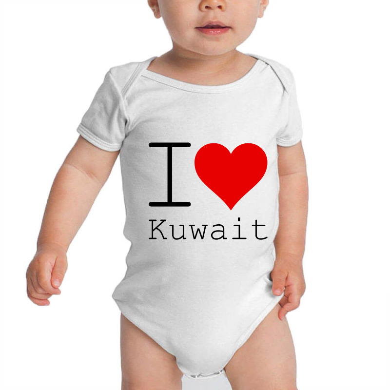 I Love Kuwait Baby Bodysuit by Perfect Designers | Artistshot