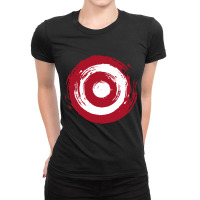 Grunge Target Ladies Fitted T-shirt | Artistshot