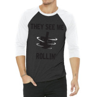 Hanukkah 2020 Dreidel Game Gift They See Me Rollin_ Jewish T-shirt 3/4 Sleeve Shirt | Artistshot