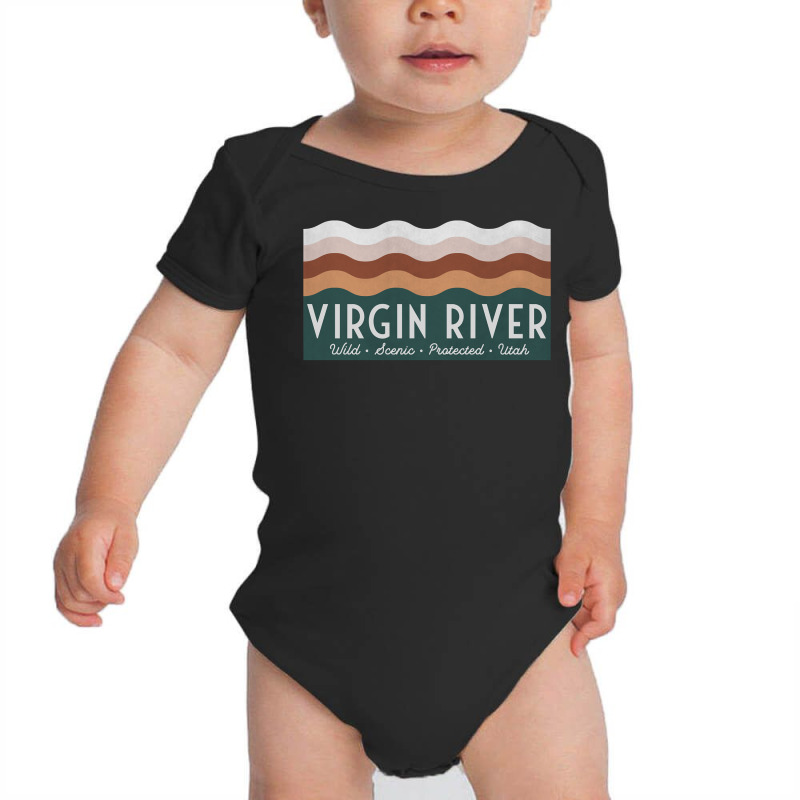 Wild Scenic Protected Utah   Virgin River Sweatshirt Baby Bodysuit by vaesifoxidy | Artistshot