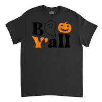 Boo Y'all Cute Ghost Boo Squad Spooky Season Halloween Classic T-shirt | Artistshot