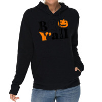 Boo Y'all Cute Ghost Boo Squad Spooky Season Halloween Lightweight Hoodie | Artistshot