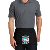 Cruise Ship Vacation Pun This Week I Dont Give A Ship Waist Apron | Artistshot