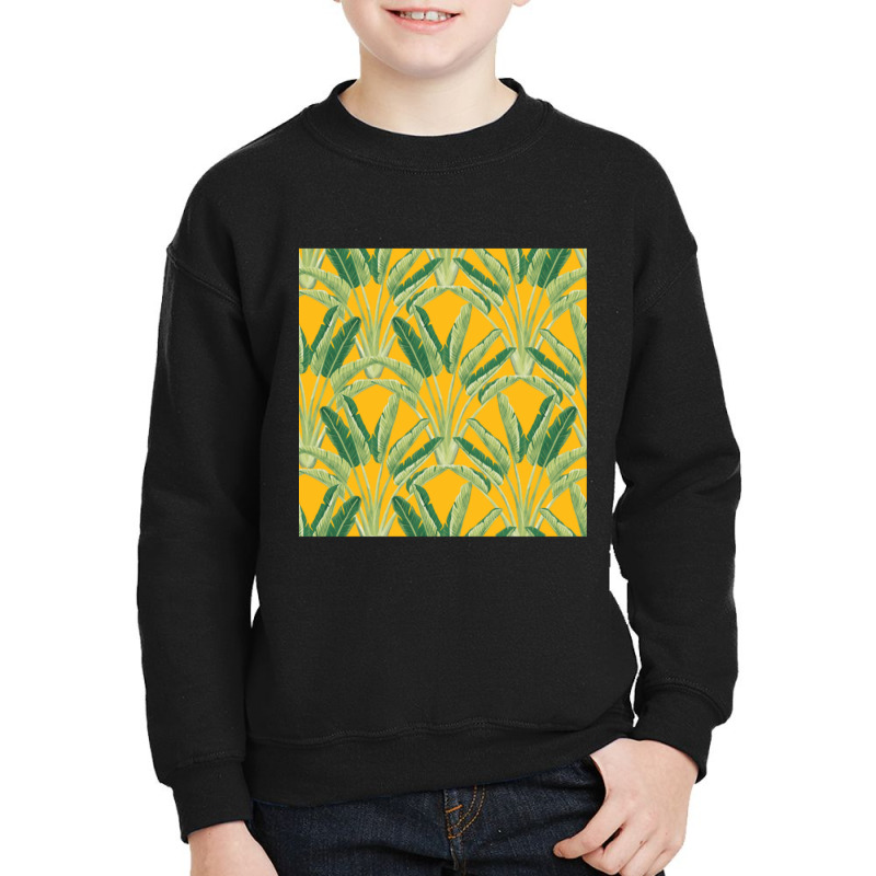 Magnolia Yellow Travellers Palm Youth Sweatshirt by Kemriban527 | Artistshot