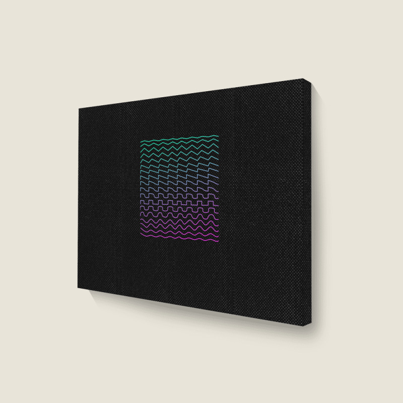 Synthesizer Waveforms Landscape Canvas Print | Artistshot