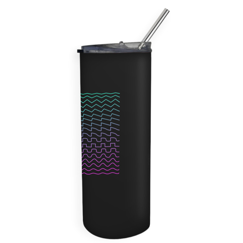 Synthesizer Waveforms Skinny Tumbler | Artistshot