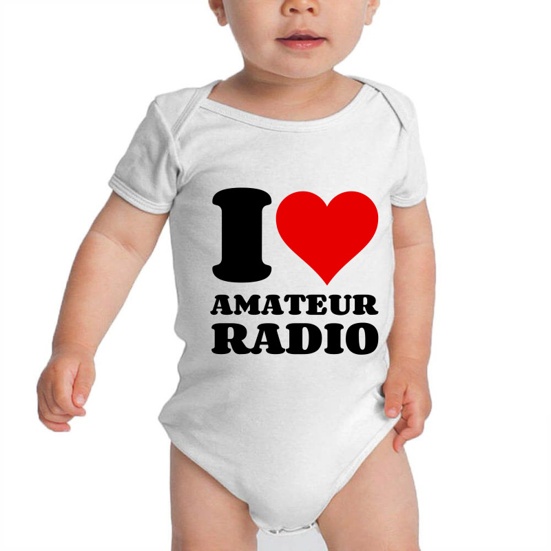 I Love Amateur Radio Baby Bodysuit by Perfect Designers | Artistshot