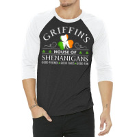Griffin Shirt House Of Shenanigans St Patricks Day T Shirt 3/4 Sleeve Shirt | Artistshot