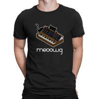 Synthesizer Cat Meow T-shirt | Artistshot